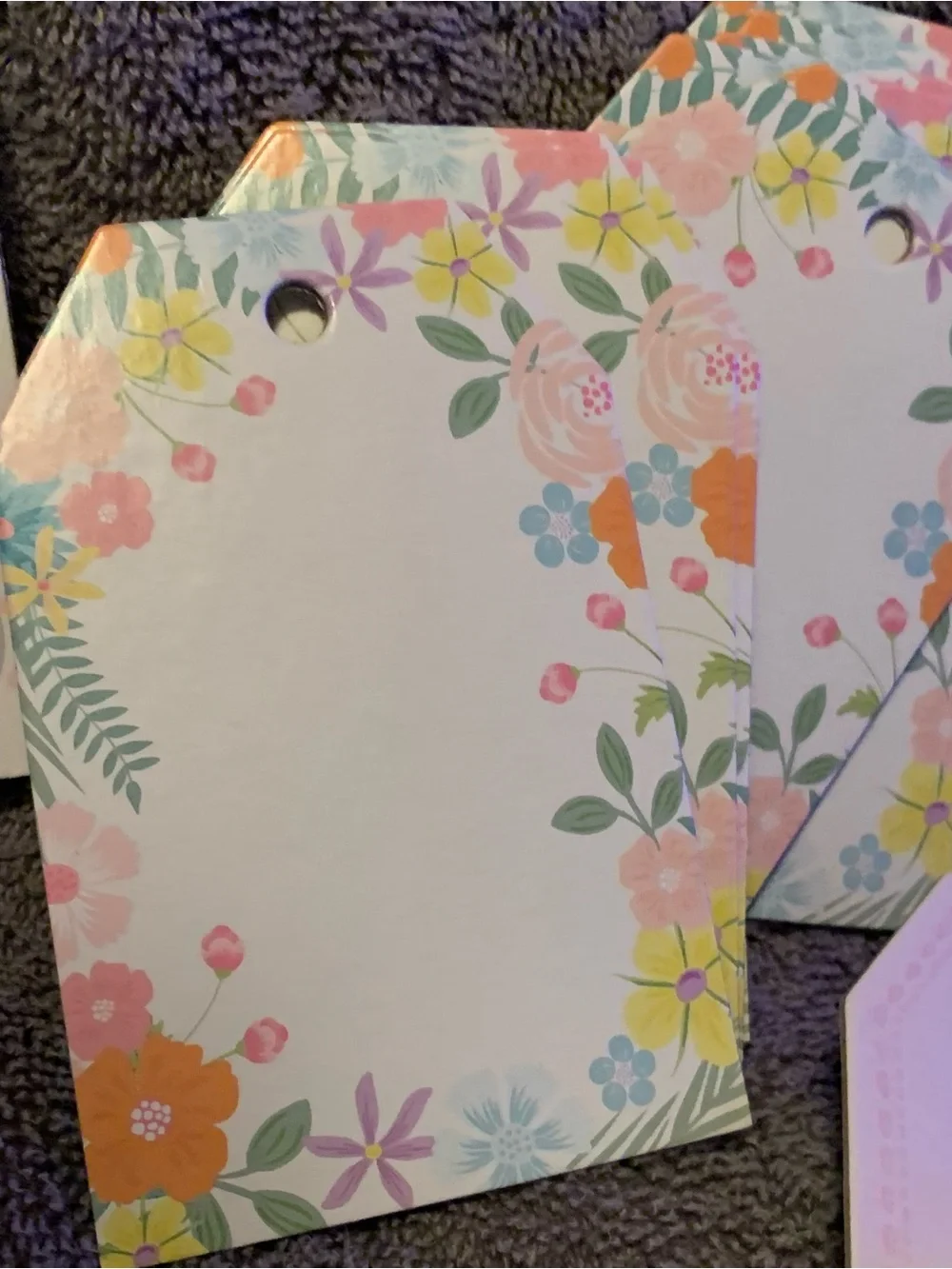Decorative Floral & Pastel Gift Tags - Pack of Assorted Designs